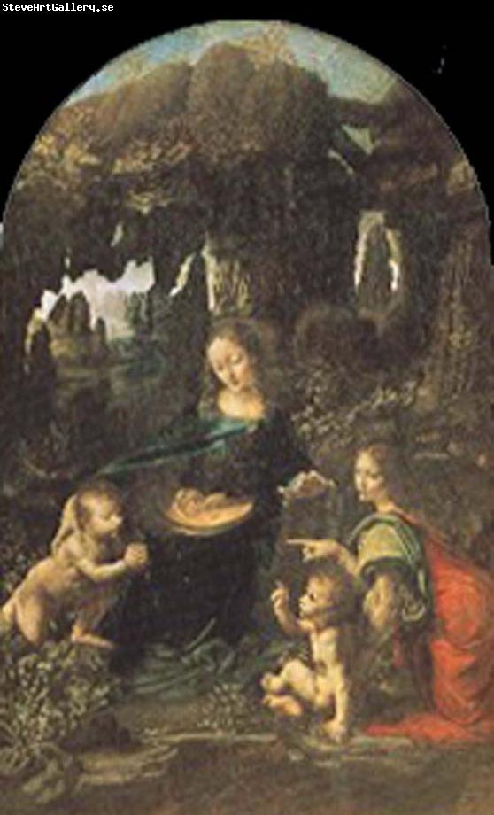 Leonardo  Da Vinci Madonna of the Rocks